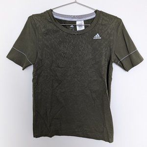 Adidas Running Tee, Olive Green, Women's S